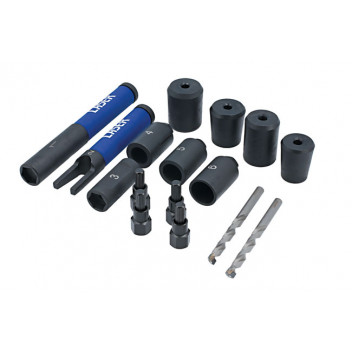LASER Locking Wheel Nut Removal Kit - Lug Driller