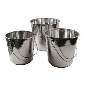 LASER Stainless Steel Bucket Set 3pc