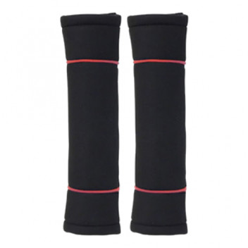 Seatbelt pads 'Classic' black/red