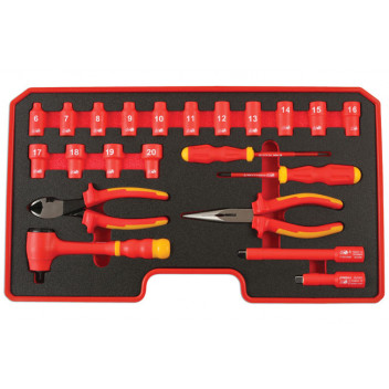 LASER Insulated Tool Kit 3/8D 22pc"
