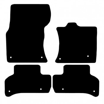 Carpet Mat Set JAGUAR XE 2015>  (4 PIECE + 8 CLIPS)