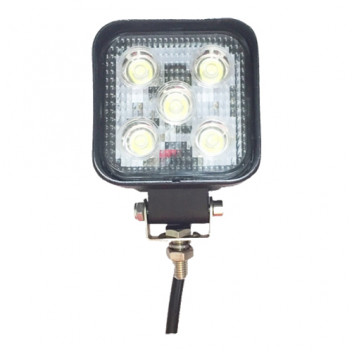 12/24V 15W LED Worklamp - 5x3W 1080lm FLOOD IP67 (102 x 38)