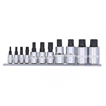 LASER Magnetic Spline Bit Set 11pc