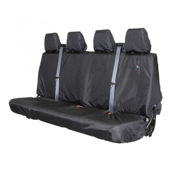 FOUR PERSON REARBENCH SEAT COVER - BLACK FORFORD TRANSIT CHA