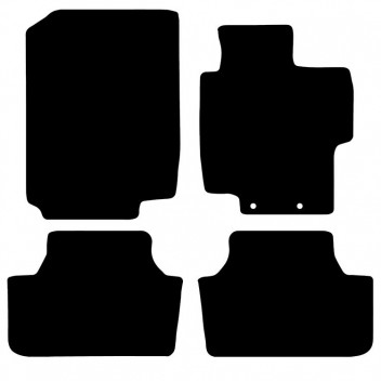 Rubber Mat Set HONDA ACCORD 04>08 MANUAL  (4 PIECE +