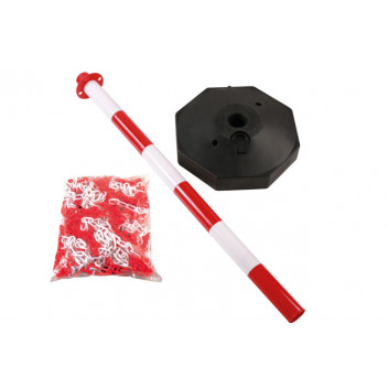 LASER Safety Barrier 4 Posts & Chain