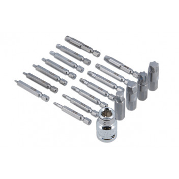 LASER Extractor Set for Torx HEX fittings 19pc