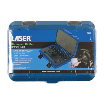 LASER Air Impact Bit Set 3/4D