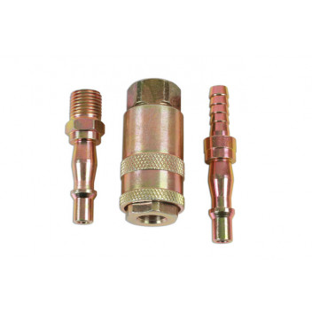 CONNECT Fastflow Air Coupling Kit 1/4 BSP 3 Piece