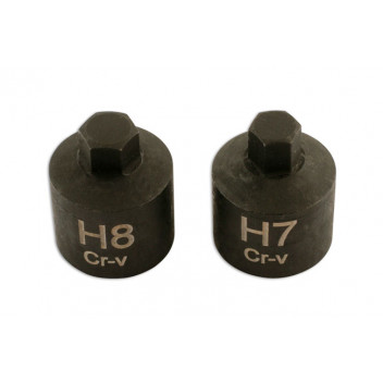 LASER Hex Bit Set 3/8D 2pc"