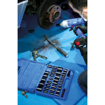 LASER Socket Set Impact 3/8D & 1/2"D 37pc"