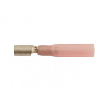 CONNECT Red Heat shrink Female Bullet Terminals (25)