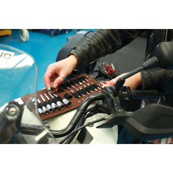 LASER Motorcycle Tool Kit 19pc