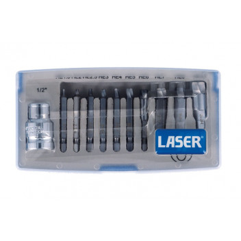 LASER Damaged Cap Head Bolt/Screw Extractor Set 11pc