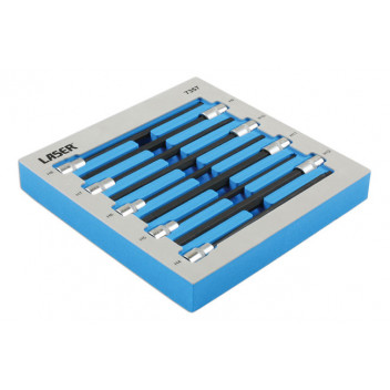 LASER Hex Bit Set 3/8D 9pc"