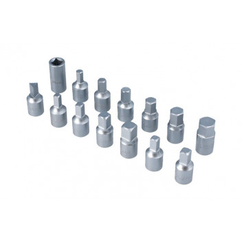 LASER Drain Plug Key Set 3/8D 14pc"