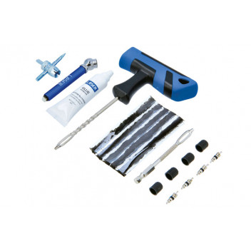 LASER Emergency Tyre Repair kit with T-Handle & Drill Driver