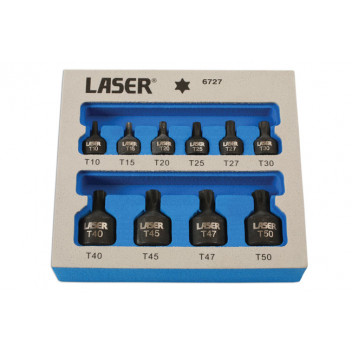 LASER Low Profile Star Bit Set 10pc