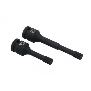 LASER Triple Square Impact Bit Socket Set M12 1/2D"
