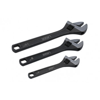 LASER Adjustable Wrench Set 3pc