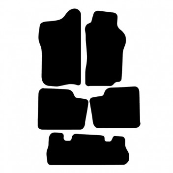 Rubber Mat Set Nissan Patrol 1998-2007