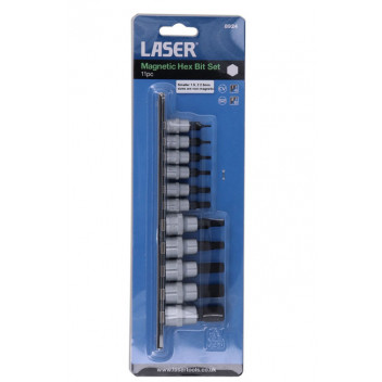LASER Magnetic Hex Bit Set 11pc