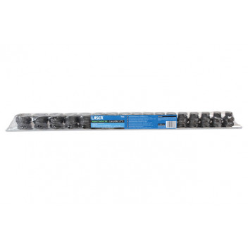 LASER Impact Socket Set - Low profile 1/2D 17pc"