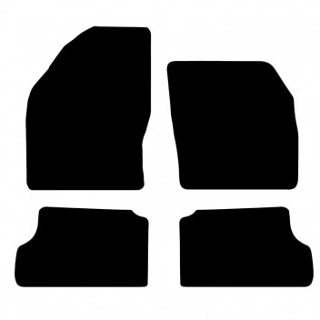 Rubber Mat Set FORD FOCUS 05>11  (4 PIECE + NO CLIPS)