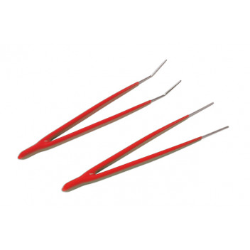 LASER Stainless Steel Tweezers 2pc