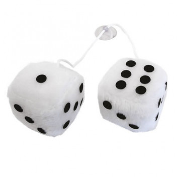 Fuzzy Dice White