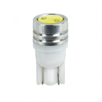12V 5W T10 Wedge Bulbs 501 LED Bulbs HYPER-LED 1smd WHITE (2