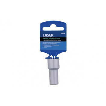 LASER 5 Point Spline Socket - VW Group Caliper Wind Back
