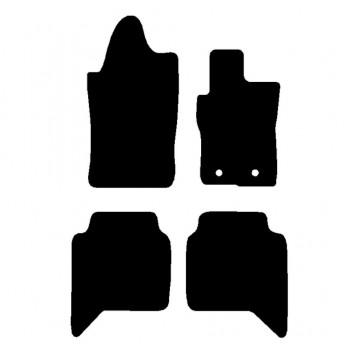 Rubber Mat Set FORD Ranger Double Cab 2022->