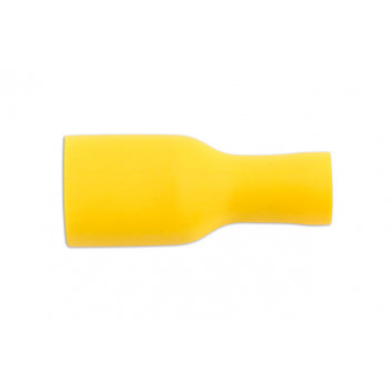 CONNECT 6.3mm Yellow Fully Insulated Female Push On Terminal