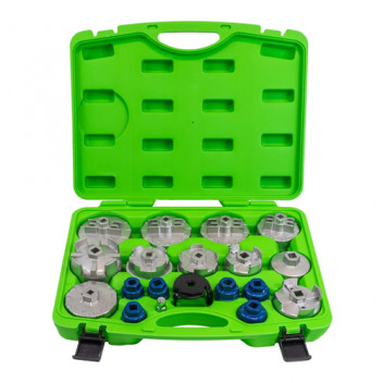 Set Of 19 Aluminium Oil Filter Cup Wrenches