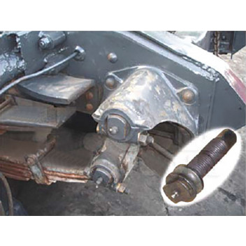 LASER Rear Spring Shackle Pin Socket - Scania 3/4D"
