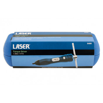 LASER Torque Driver 1-5Nm 1/4D"