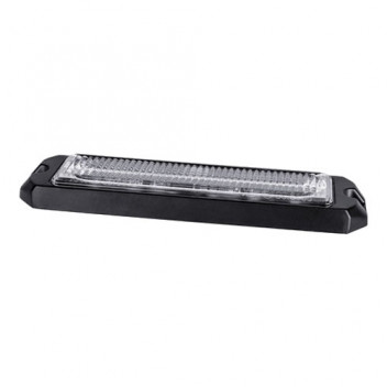 STROBE LED - AMBER ULTRA SLIM 12/24V 6x5W R65/R10/IP67 DP