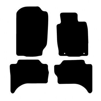 Carpet Mat Set L200 DOUBLE CAB 2015> (4 PIECE + 2 CLIP