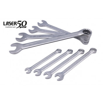 LASER Combination Spanner Set  8 - 19mm - 8pc - 50th Anniver