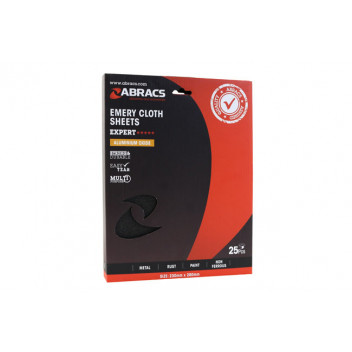 CONNECT Abracs Emery Sheets P80 Pack 25