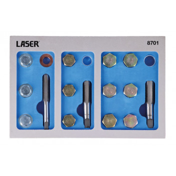 LASER Oil Drain Plug Repair Kit 39pc