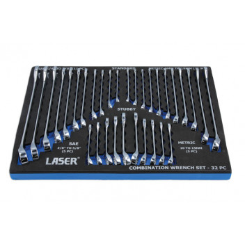LASER Combination Spanner Set 32pc