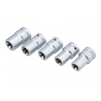 LASER Impact Star Socket Set 3/4D 5pc"