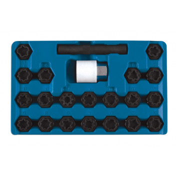 LASER Wheel Nut Key Set -  Audi 22pc