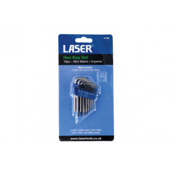 LASER Hex Key Set - 16pc