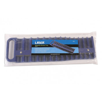 LASER Magnetic Socket Tray - 3/8D"
