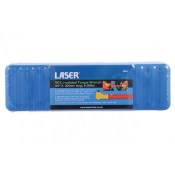 LASER VDE Insulated Torque Wrench 3/8D 6-30Nm"