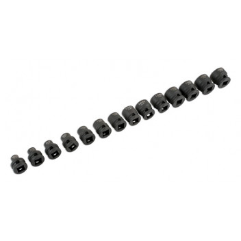 LASER Stubby Impact Sockets 3/8D 14pc"