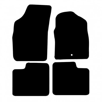 Carpet Mat Set FIAT 500 2008>  (4 PIECE + 1 CLIP)